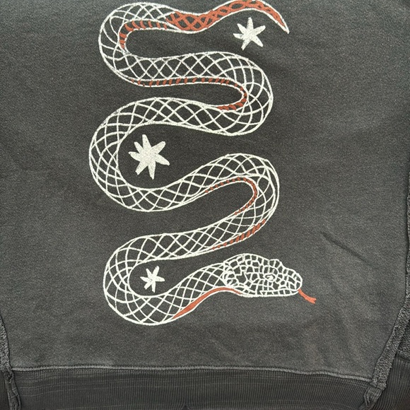 NWOT Free People Graphic Camden Sweatshirt - Picture 6 of 7